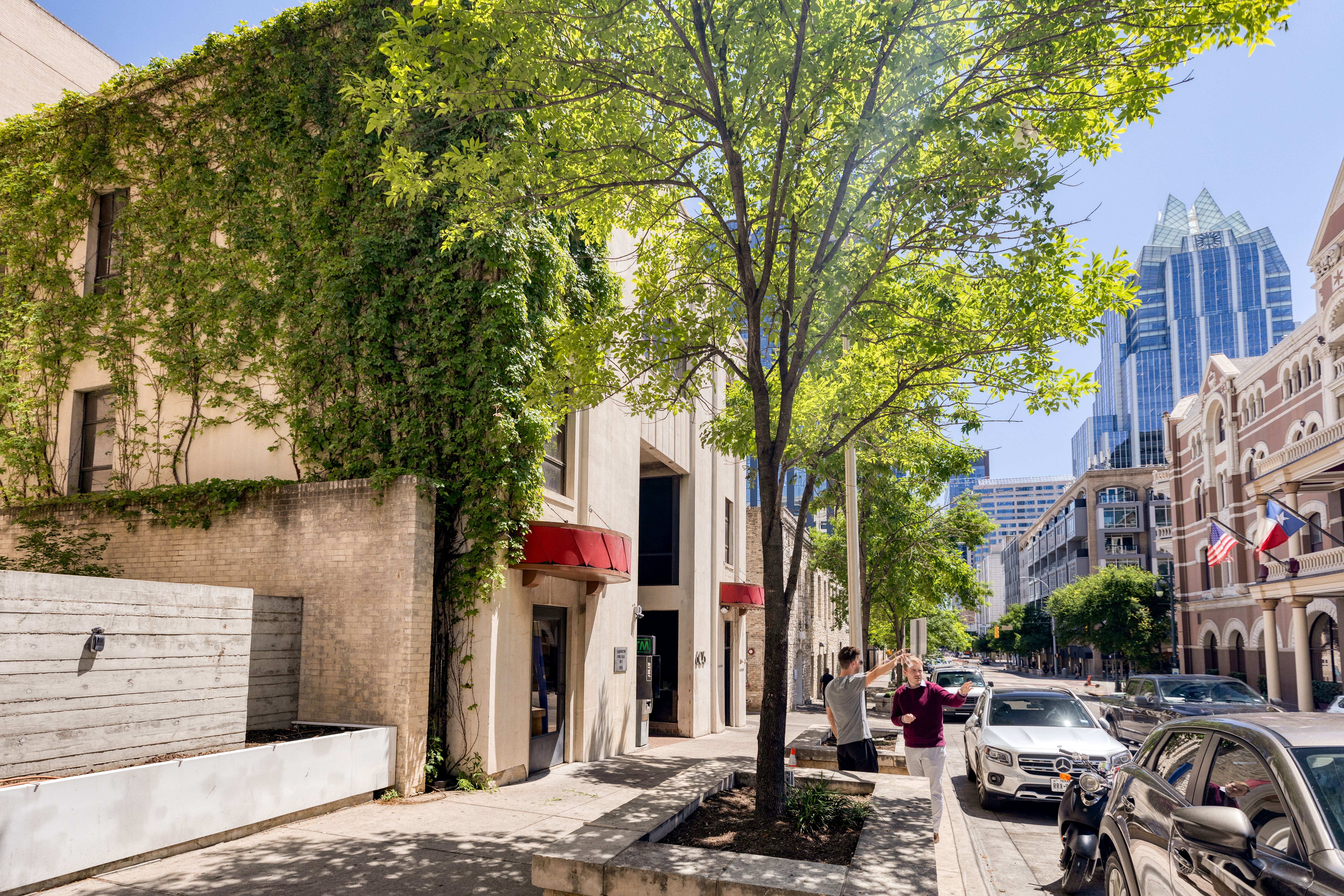Firehouse Hostel exterior historic building Austin