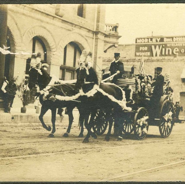 Historic Firehouse Hostel building, Austin TX