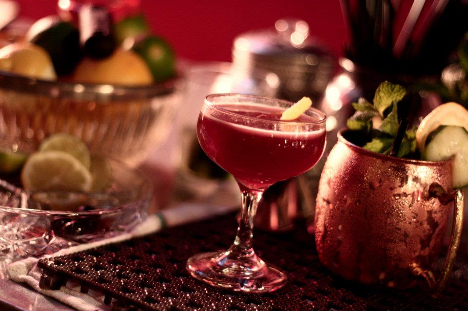 Craft cocktails at Firehouse Lounge Austin